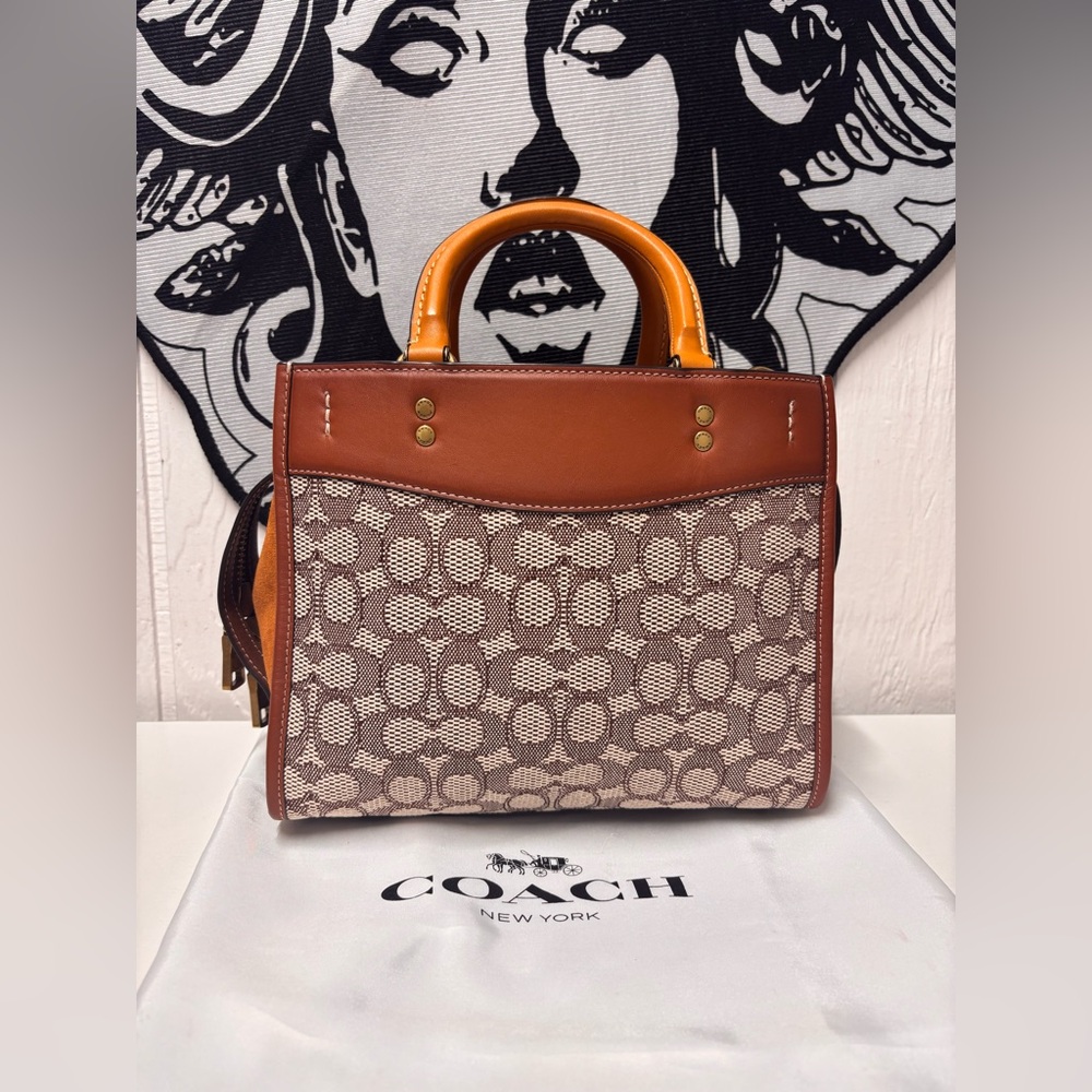 Coach Rogue 25 in Signature Textile Jacquard and Glovetanned Leather - Picture 2 of 15